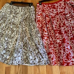 2 Liz Claiborne lined women’s skirts size 14